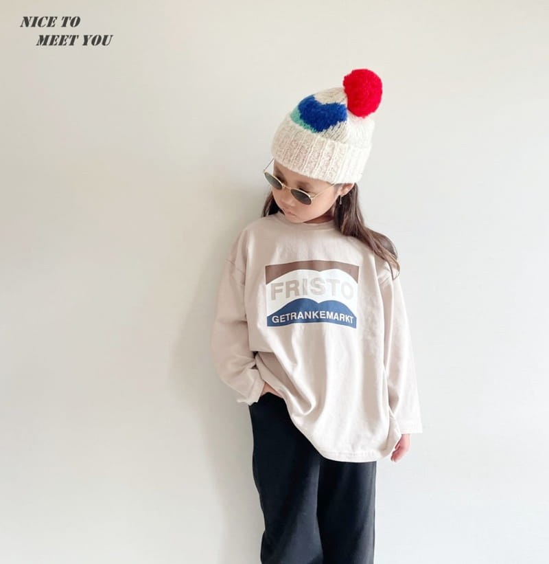 NICE TO MEET YOU - Korean Children Fashion - #Kfashion4kids - Fristo Tee - 10