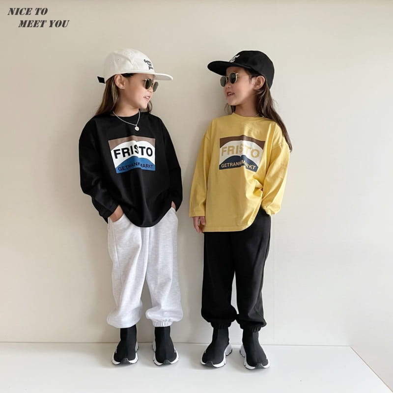 NICE TO MEET YOU - Korean Children Fashion - #Kfashion4kids - Fristo Tee - 11