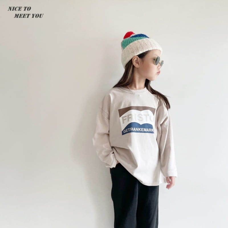 NICE TO MEET YOU - Korean Children Fashion - #Kfashion4kids - Fristo Tee - 3