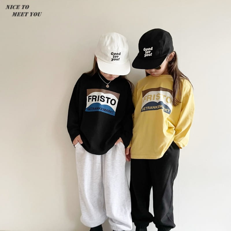 NICE TO MEET YOU - Korean Children Fashion - #Kfashion4kids - Fristo Tee - 5