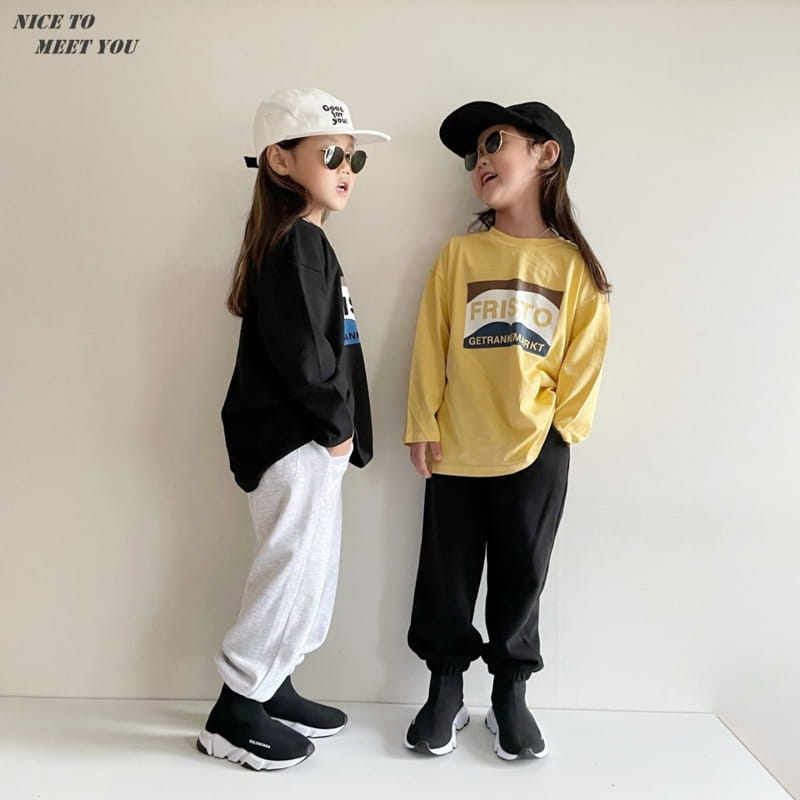 NICE TO MEET YOU - Korean Children Fashion - #Kfashion4kids - Fristo Tee - 6