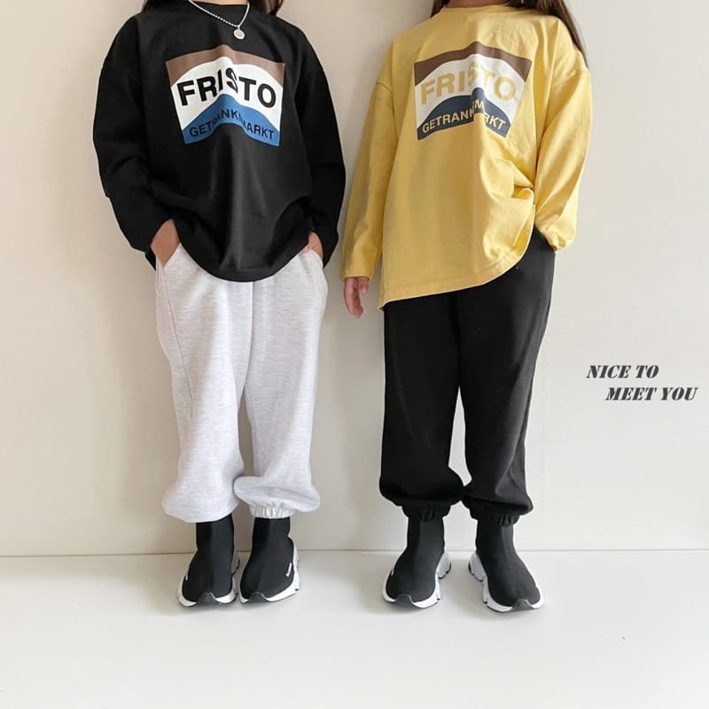 NICE TO MEET YOU - Korean Children Fashion - #Kfashion4kids - Fristo Tee - 8