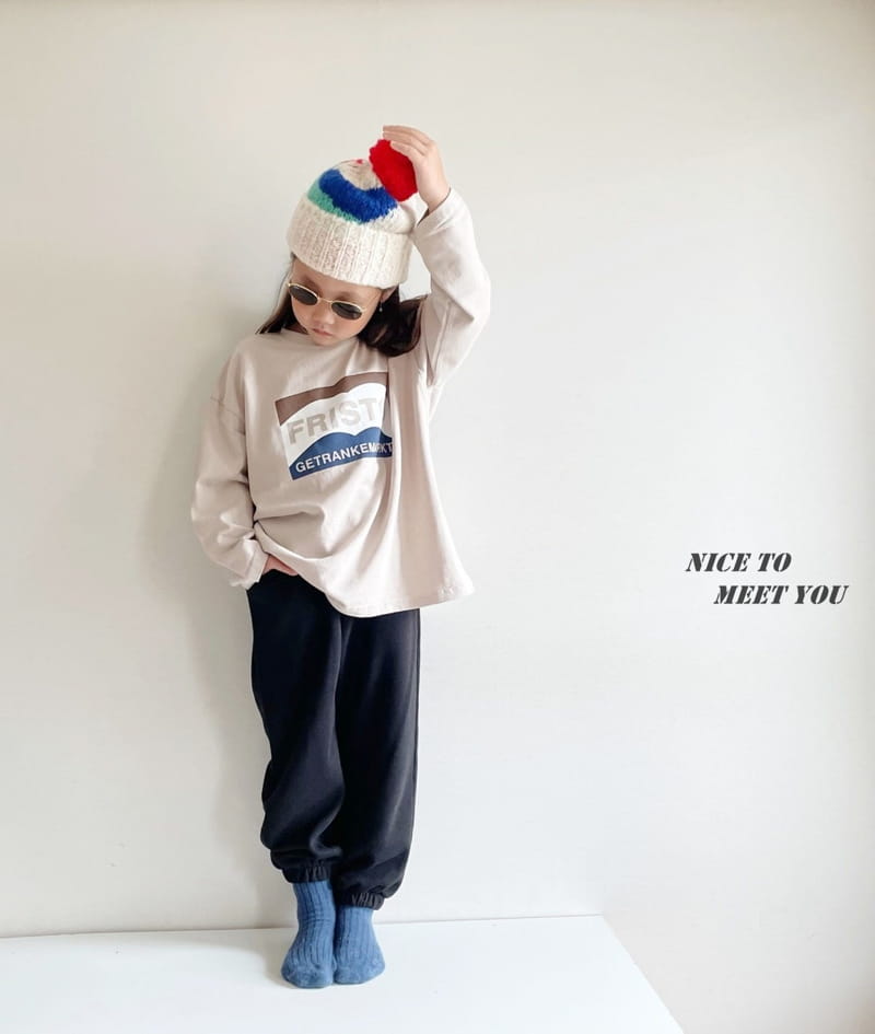 NICE TO MEET YOU - Korean Children Fashion - #Kfashion4kids - Fristo Tee - 9