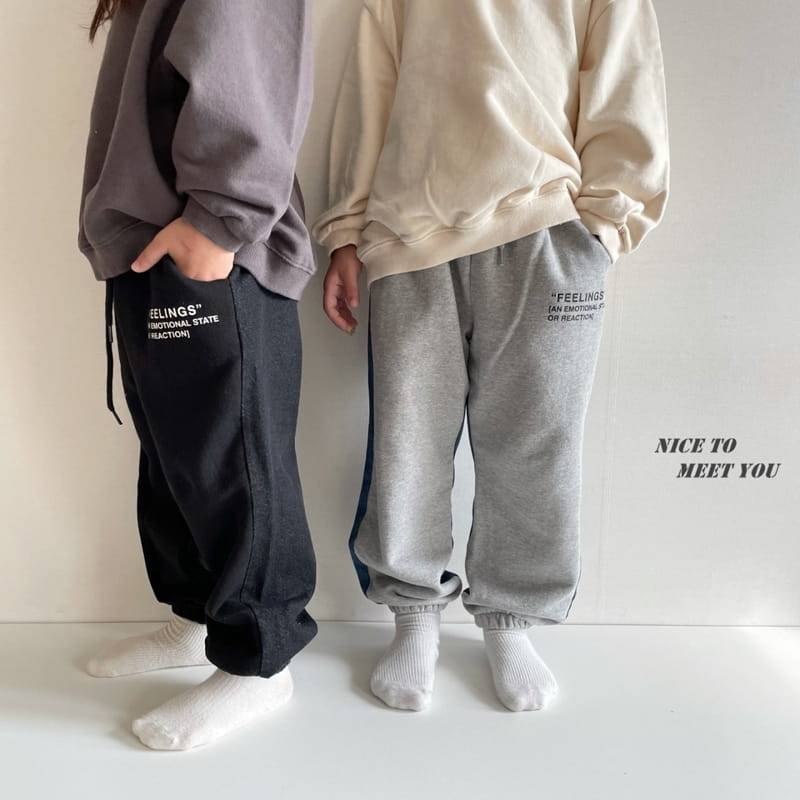 NICE TO MEET YOU - Korean Children Fashion - #Kfashion4kids - Feeling Denim Jogger Pants - 6