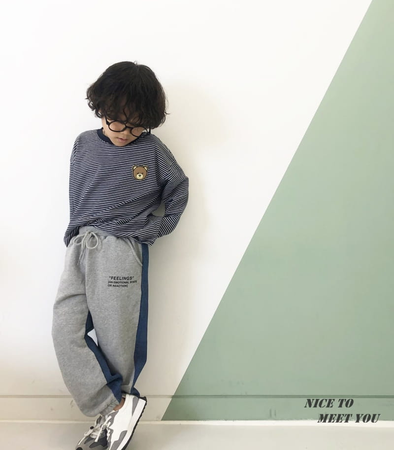 NICE TO MEET YOU - Korean Children Fashion - #Kfashion4kids - Feeling Denim Jogger Pants - 7