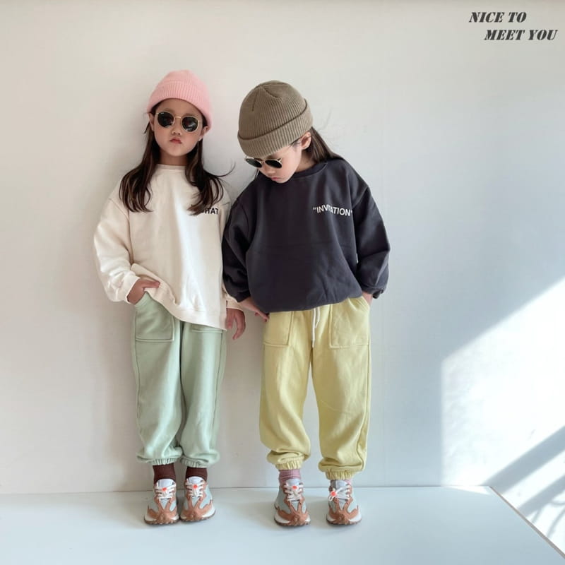 NICE TO MEET YOU - Korean Children Fashion - #Kfashion4kids - Off Sweatshirt - 11