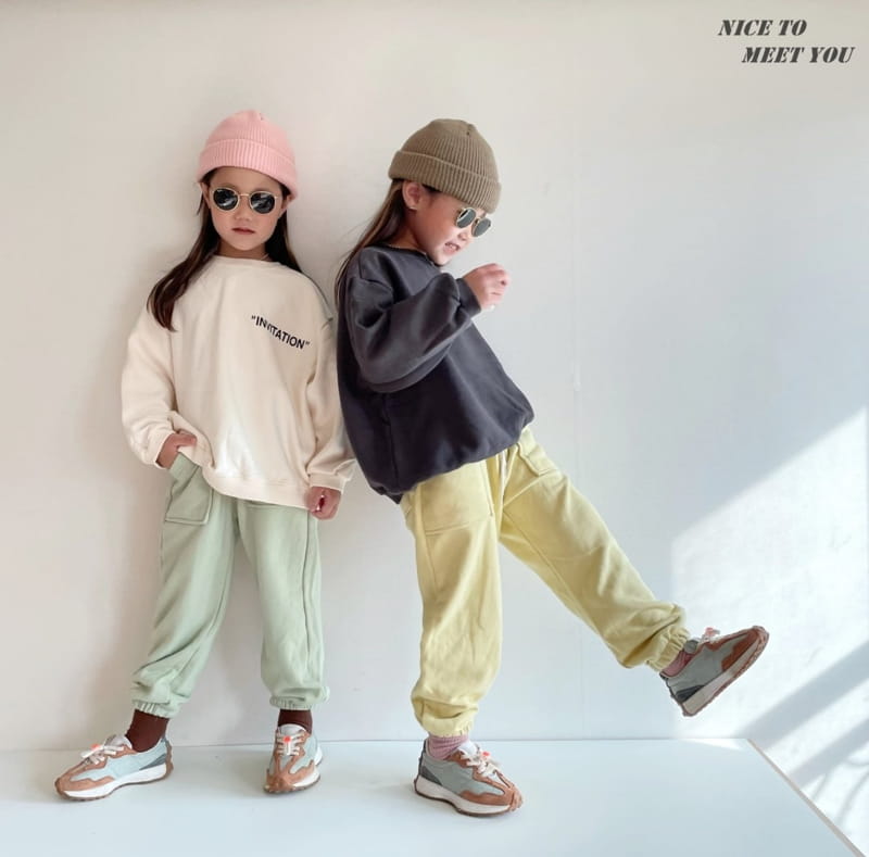 NICE TO MEET YOU - Korean Children Fashion - #Kfashion4kids - Off Sweatshirt - 12