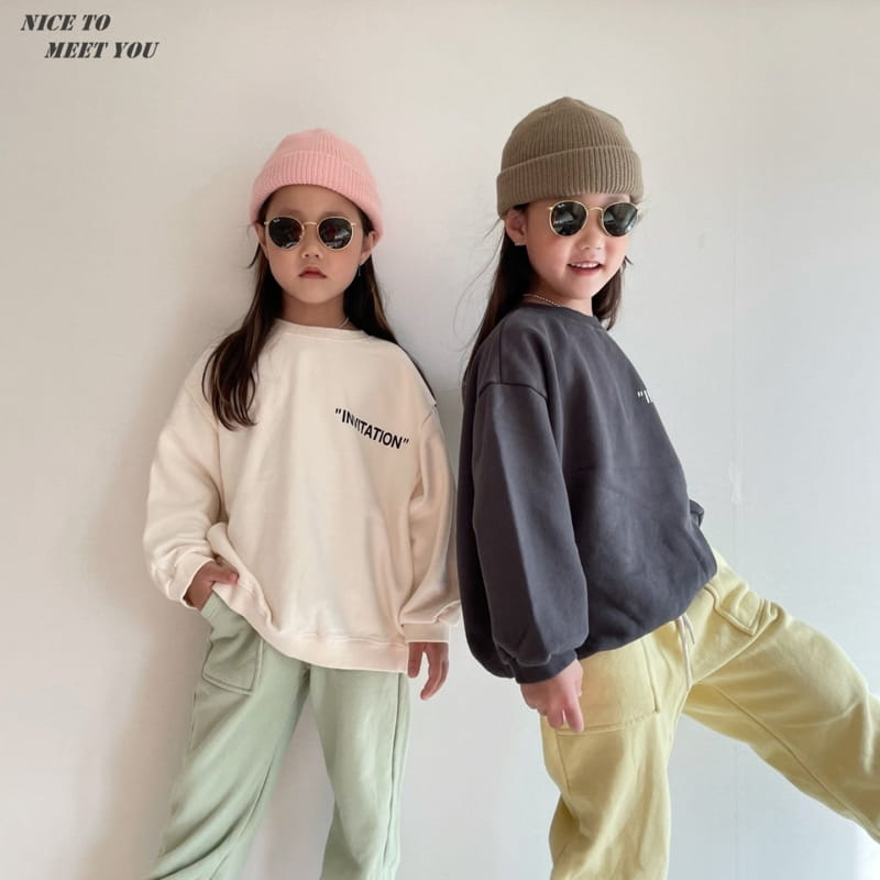 NICE TO MEET YOU - Korean Children Fashion - #Kfashion4kids - Off Sweatshirt - 4