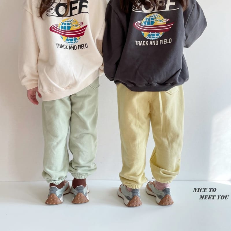 NICE TO MEET YOU - Korean Children Fashion - #Kfashion4kids - Off Sweatshirt - 8