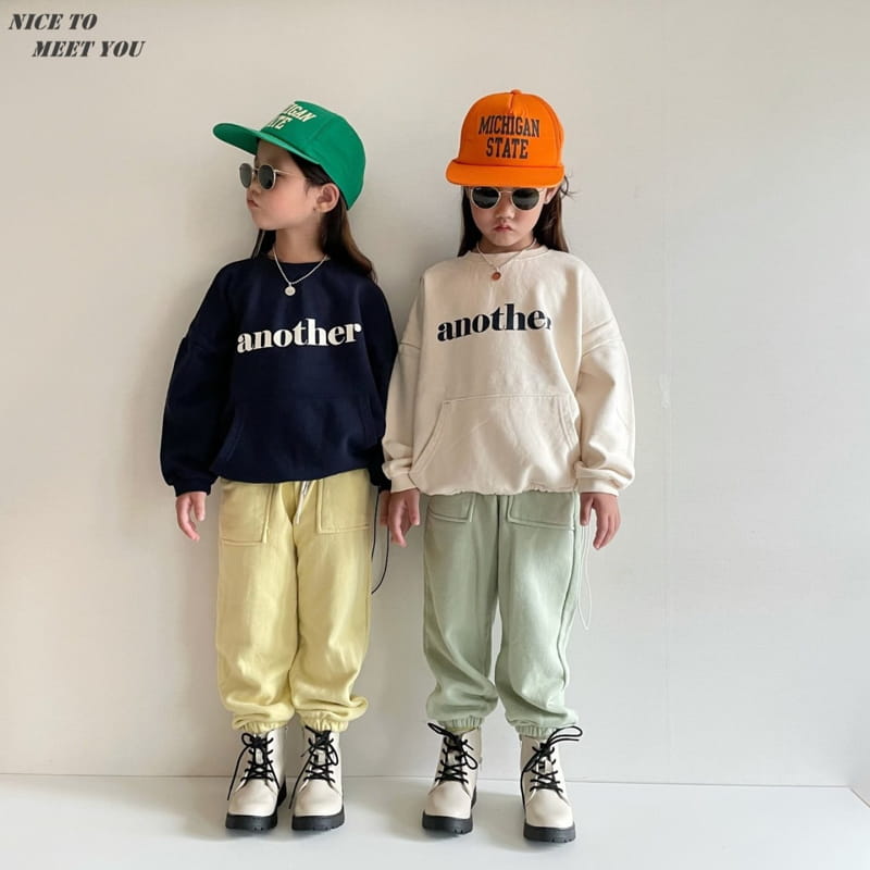 NICE TO MEET YOU - Korean Children Fashion - #Kfashion4kids - Another Sweatshirt
