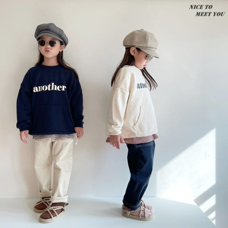 NICE TO MEET YOU - Korean Children Fashion - #Kfashion4kids - Another Sweatshirt - 11