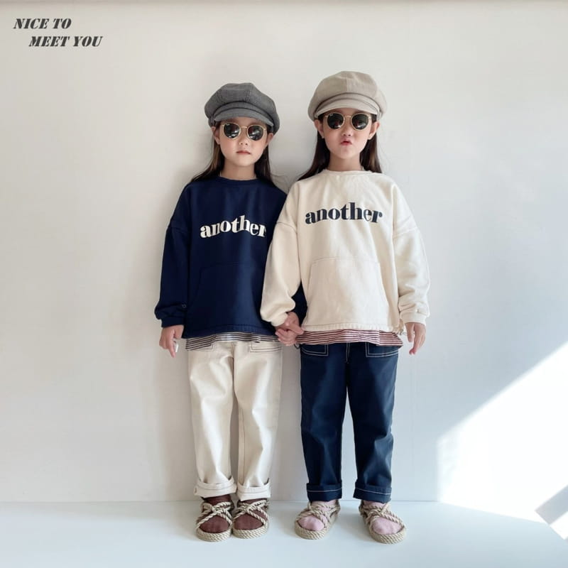 NICE TO MEET YOU - Korean Children Fashion - #Kfashion4kids - Another Sweatshirt - 12