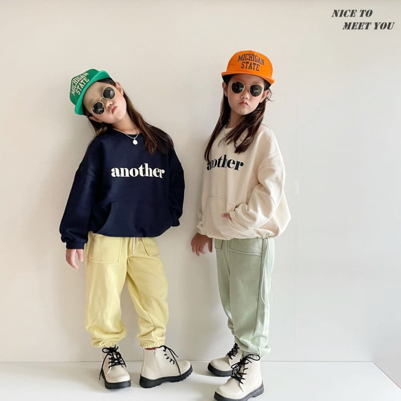 NICE TO MEET YOU - Korean Children Fashion - #Kfashion4kids - Another Sweatshirt - 2