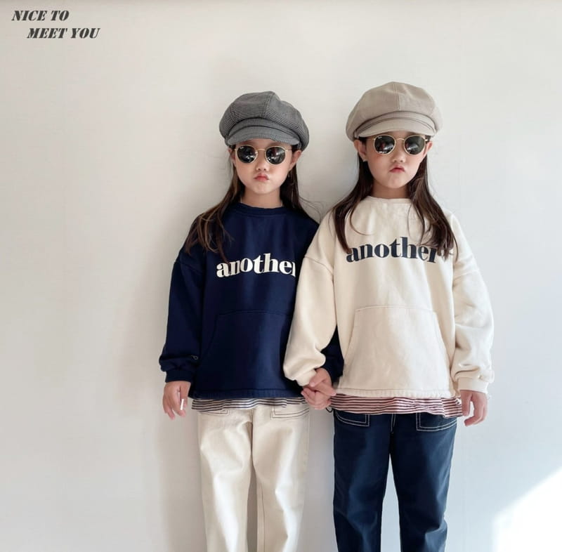 NICE TO MEET YOU - Korean Children Fashion - #Kfashion4kids - Another Sweatshirt - 3