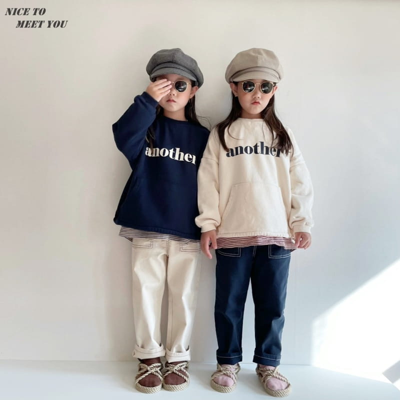 NICE TO MEET YOU - Korean Children Fashion - #Kfashion4kids - Another Sweatshirt - 4