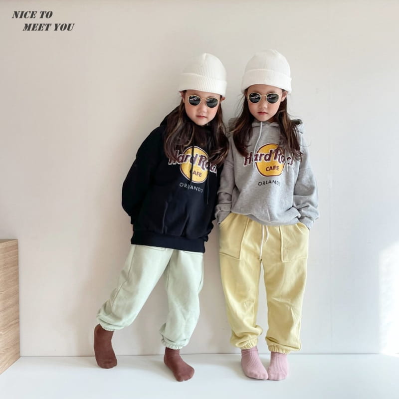 NICE TO MEET YOU - Korean Children Fashion - #Kfashion4kids - Hard Rock Hoody