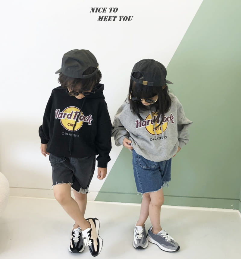 NICE TO MEET YOU - Korean Children Fashion - #Kfashion4kids - Hard Rock Hoody - 10