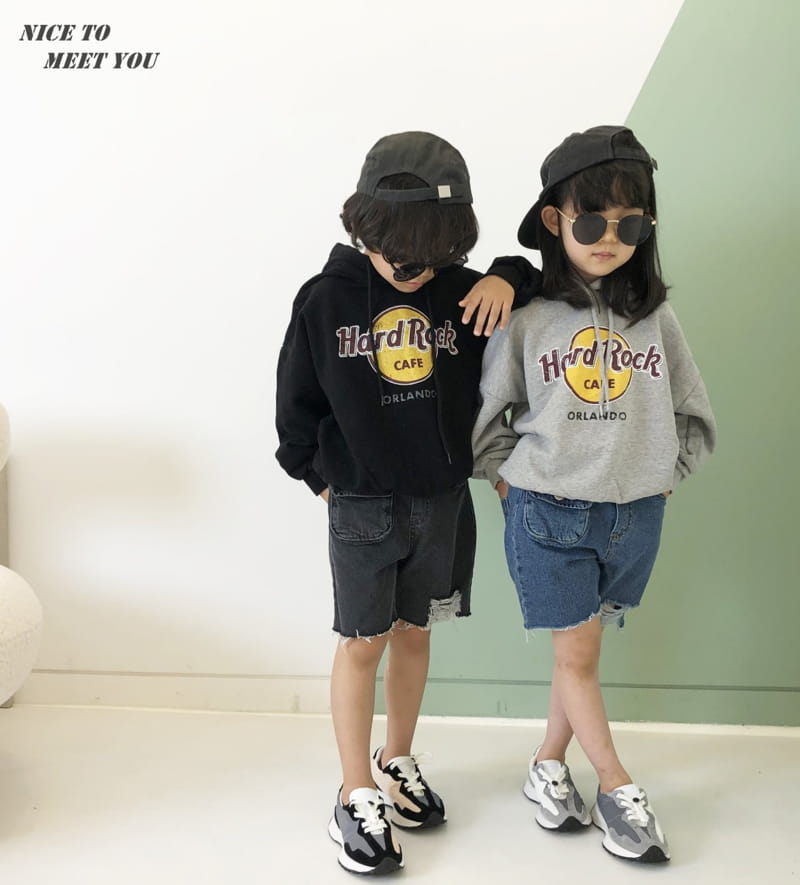 NICE TO MEET YOU - Korean Children Fashion - #Kfashion4kids - Hard Rock Hoody - 11