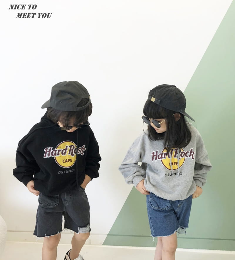 NICE TO MEET YOU - Korean Children Fashion - #Kfashion4kids - Hard Rock Hoody - 5