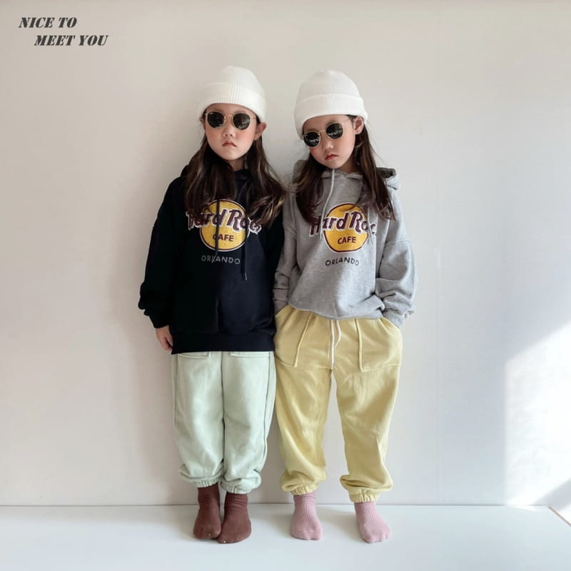 NICE TO MEET YOU - Korean Children Fashion - #Kfashion4kids - Hard Rock Hoody - 6