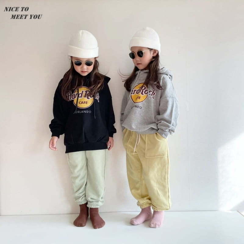 NICE TO MEET YOU - Korean Children Fashion - #Kfashion4kids - Hard Rock Hoody - 7