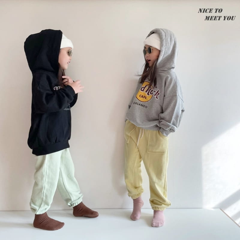 NICE TO MEET YOU - Korean Children Fashion - #Kfashion4kids - Hard Rock Hoody - 8