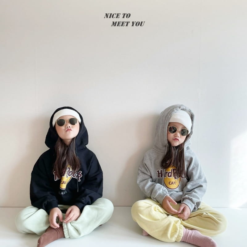 NICE TO MEET YOU - Korean Children Fashion - #Kfashion4kids - Hard Rock Hoody - 9