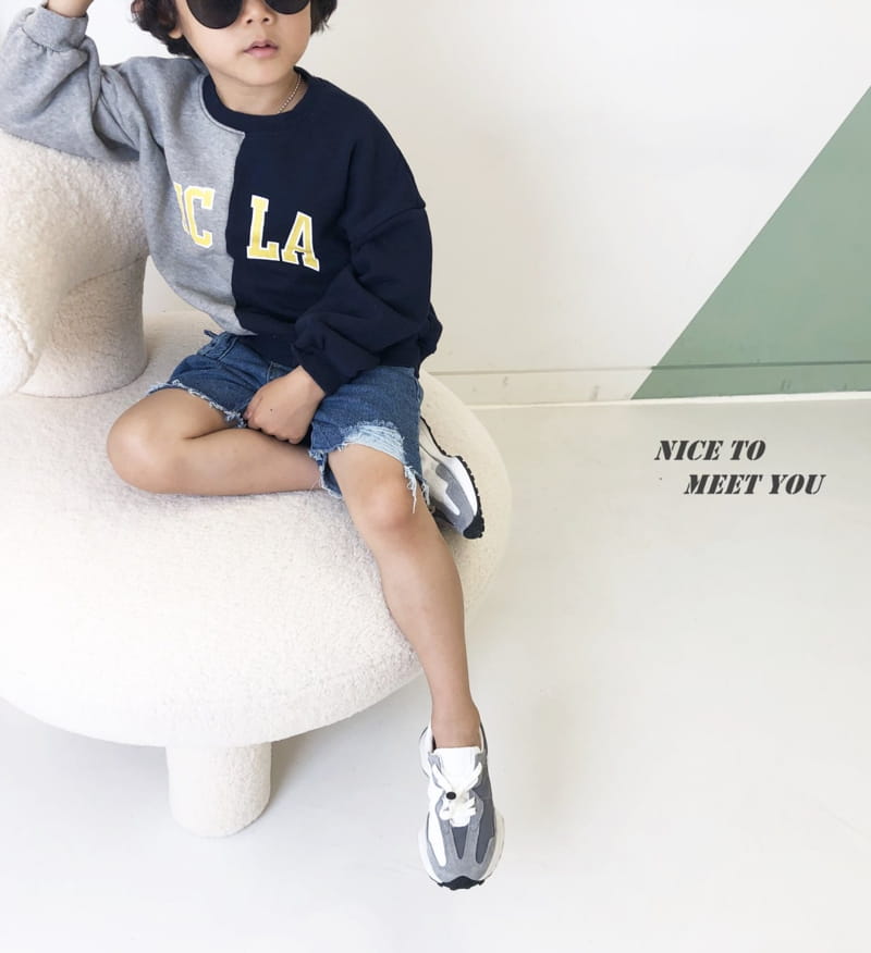 NICE TO MEET YOU - Korean Children Fashion - #Kfashion4kids - Pocket Denim Half Pants - 3