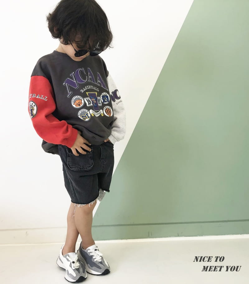 NICE TO MEET YOU - Korean Children Fashion - #Kfashion4kids - Pocket Denim Half Pants - 8