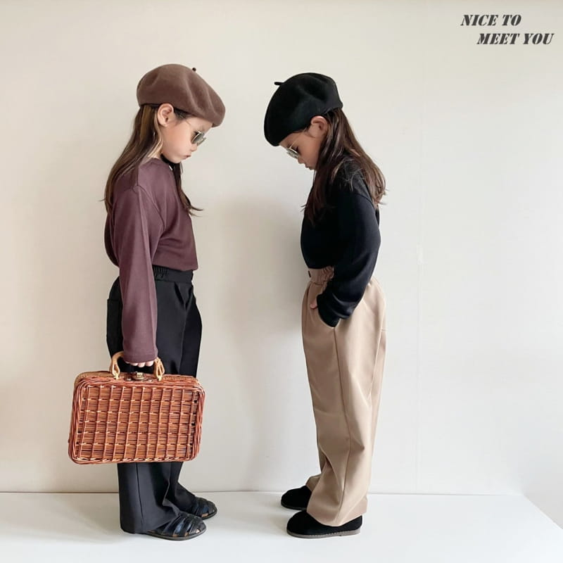 NICE TO MEET YOU - Korean Children Fashion - #Kfashion4kids - Loi Pintuck Pants - 12