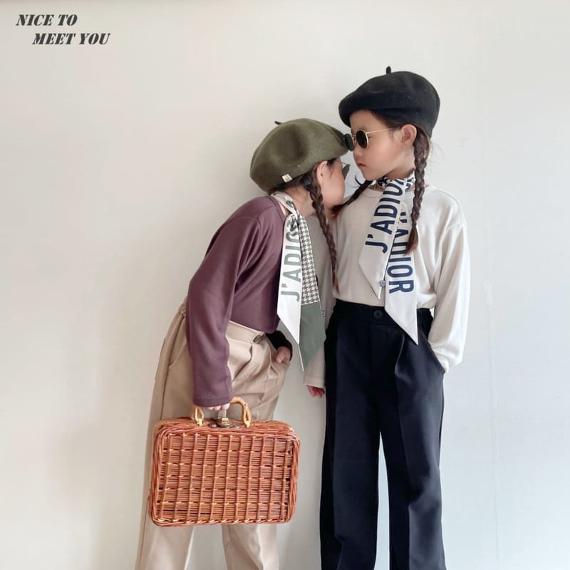 NICE TO MEET YOU - Korean Children Fashion - #Kfashion4kids - Loi Pintuck Pants - 8