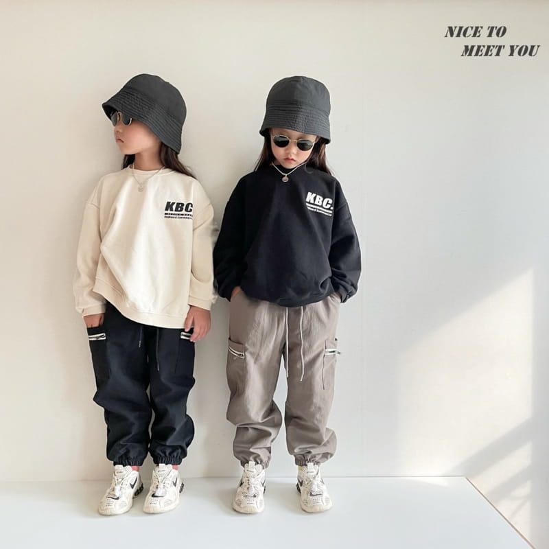 NICE TO MEET YOU - Korean Children Fashion - #Kfashion4kids - Zipper Pocket Pants