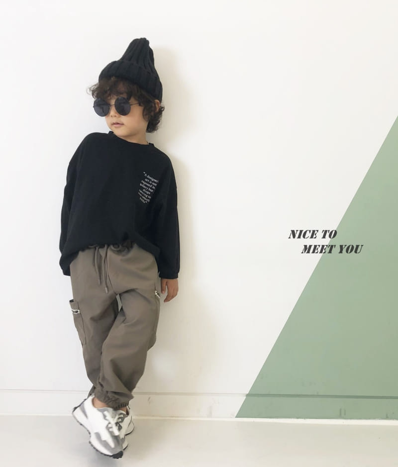 NICE TO MEET YOU - Korean Children Fashion - #Kfashion4kids - Zipper Pocket Pants - 4