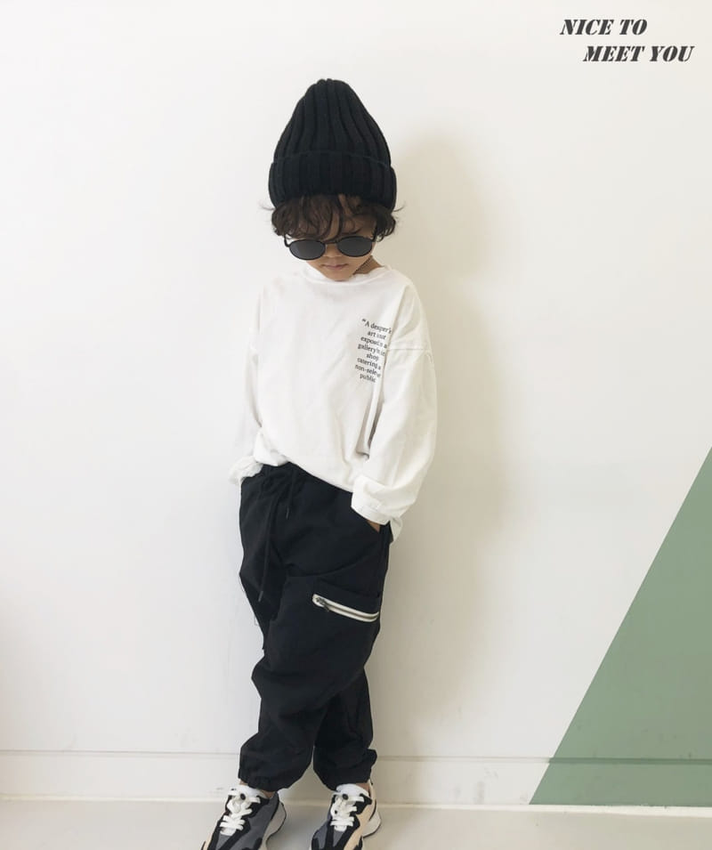 NICE TO MEET YOU - Korean Children Fashion - #Kfashion4kids - Zipper Pocket Pants - 5