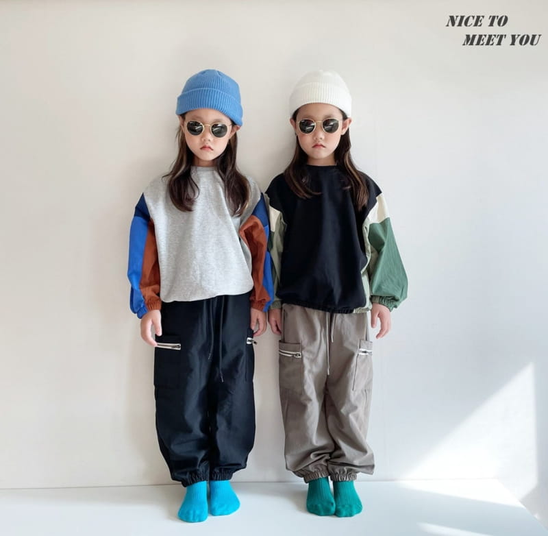 NICE TO MEET YOU - Korean Children Fashion - #Kfashion4kids - Zipper Pocket Pants - 6