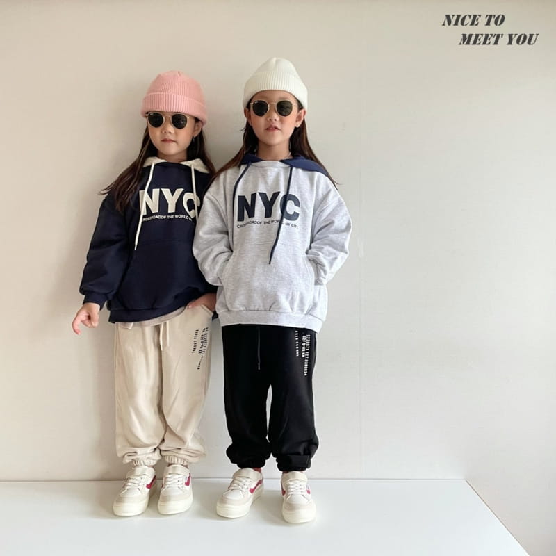 NICE TO MEET YOU - Korean Children Fashion - #Kfashion4kids - Numbering Jogger Pants - 9