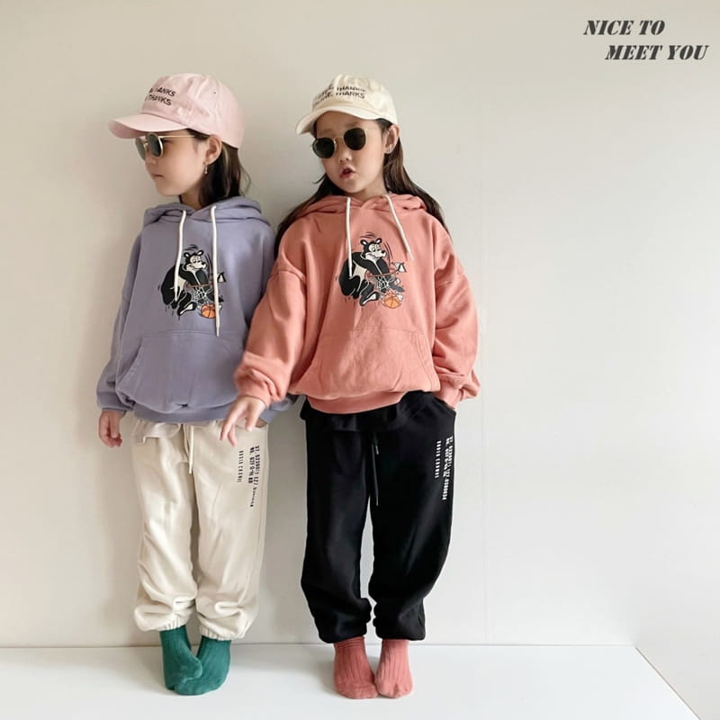 NICE TO MEET YOU - Korean Children Fashion - #Kfashion4kids - Ham's Bear Hoody - 3
