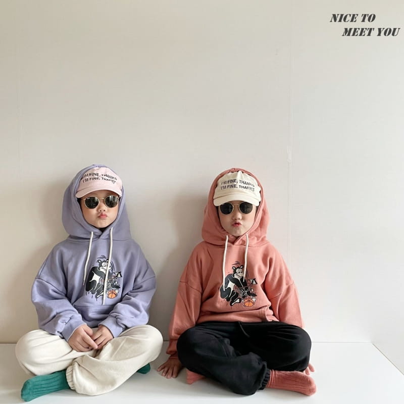 NICE TO MEET YOU - Korean Children Fashion - #Kfashion4kids - Ham's Bear Hoody - 6