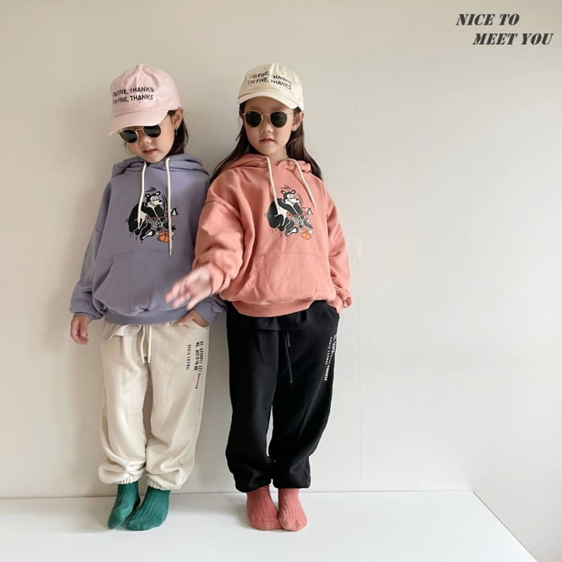 NICE TO MEET YOU - Korean Children Fashion - #Kfashion4kids - Ham's Bear Hoody - 8