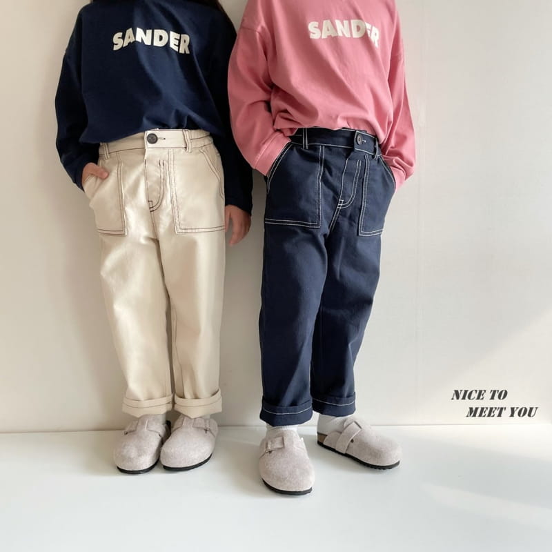 NICE TO MEET YOU - Korean Children Fashion - #Kfashion4kids - Stitch Pants - 6