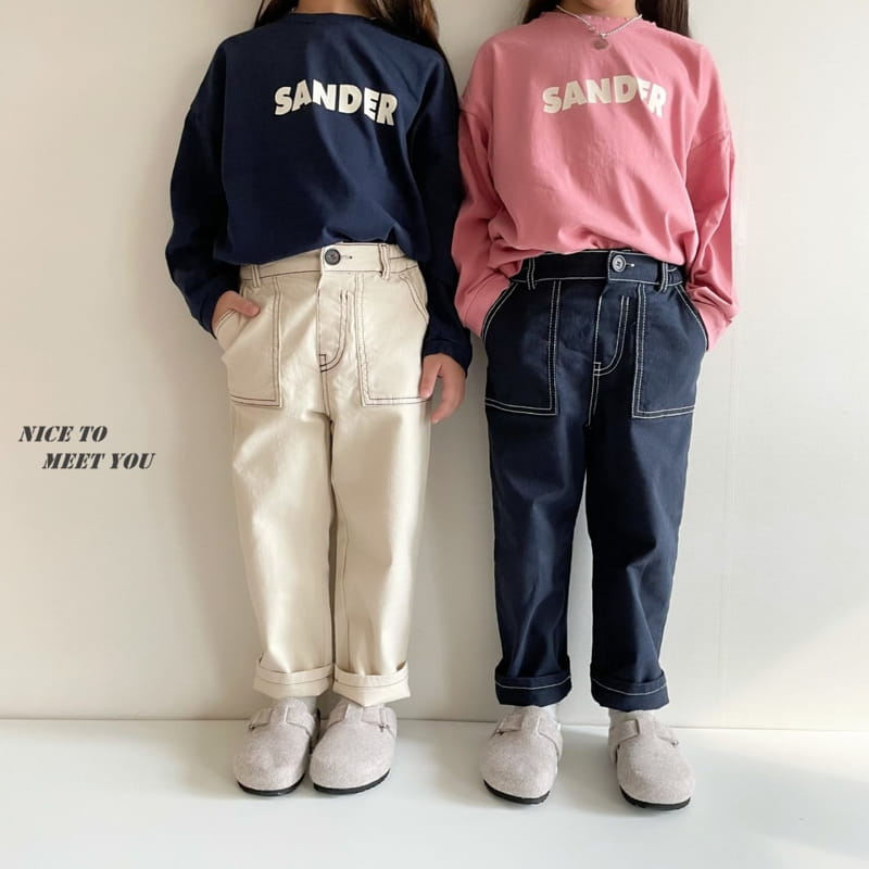 NICE TO MEET YOU - Korean Children Fashion - #Kfashion4kids - Stitch Pants - 7