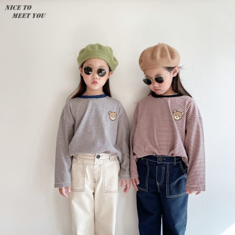 NICE TO MEET YOU - Korean Children Fashion - #Kfashion4kids - Stitch Pants - 9