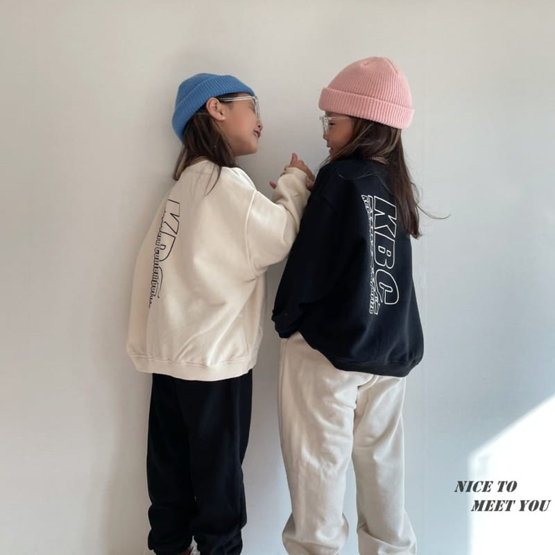 NICE TO MEET YOU - Korean Children Fashion - #Kfashion4kids - KBC Sweatshirt - 12