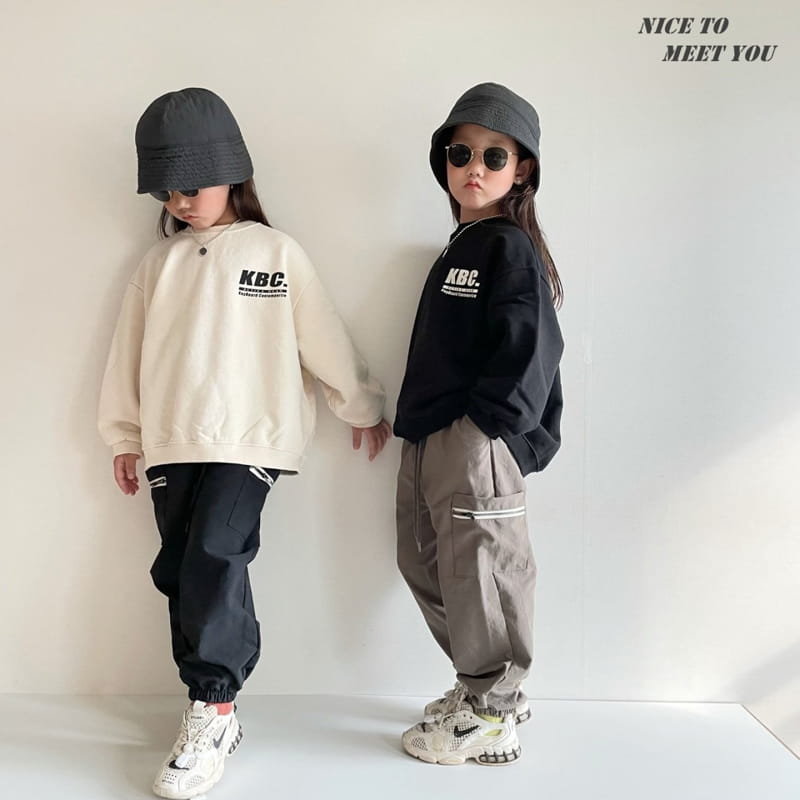 NICE TO MEET YOU - Korean Children Fashion - #Kfashion4kids - KBC Sweatshirt - 2