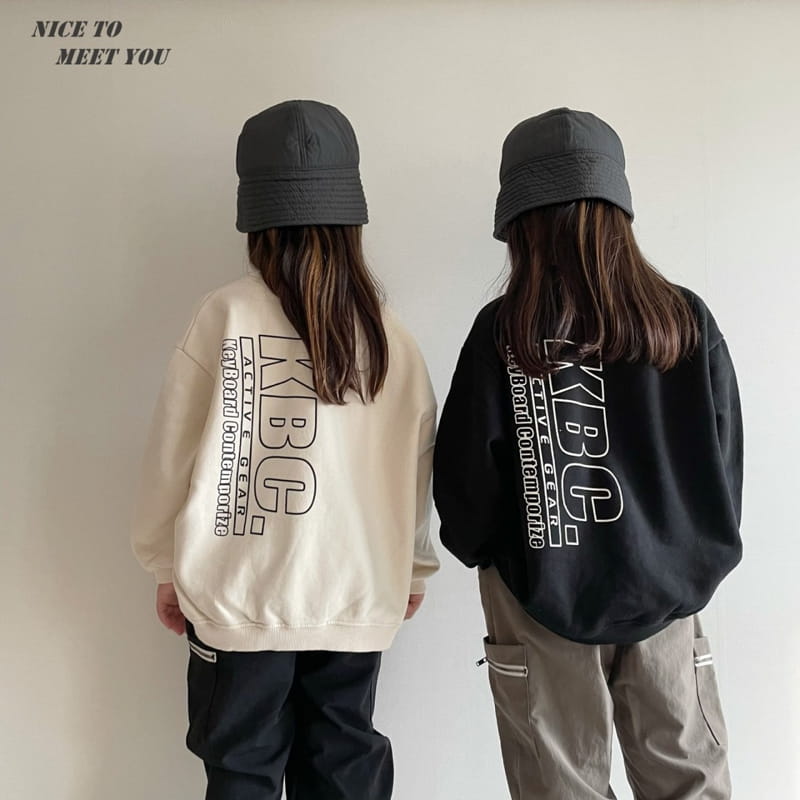 NICE TO MEET YOU - Korean Children Fashion - #Kfashion4kids - KBC Sweatshirt - 4