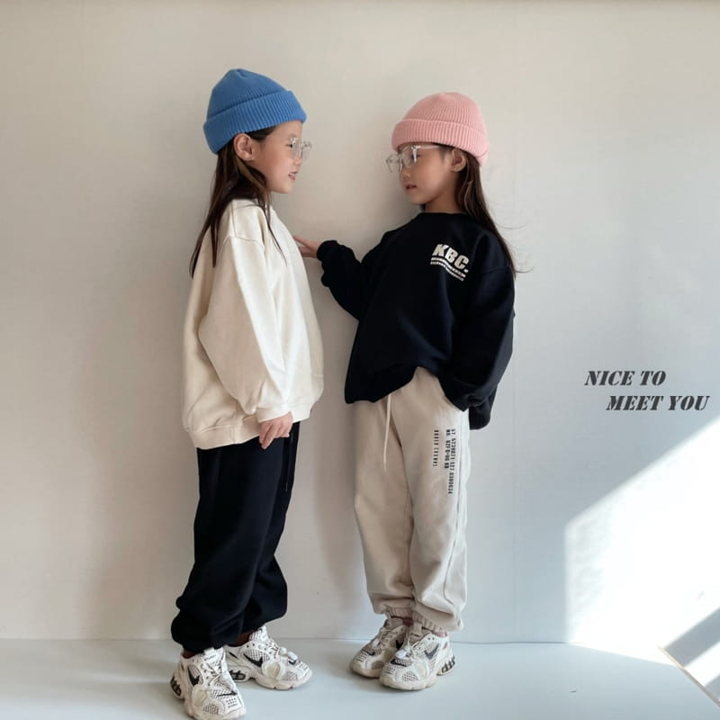 NICE TO MEET YOU - Korean Children Fashion - #Kfashion4kids - KBC Sweatshirt - 5