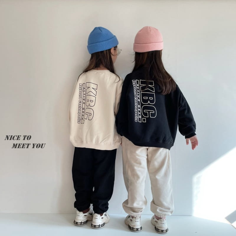 NICE TO MEET YOU - Korean Children Fashion - #Kfashion4kids - KBC Sweatshirt - 6