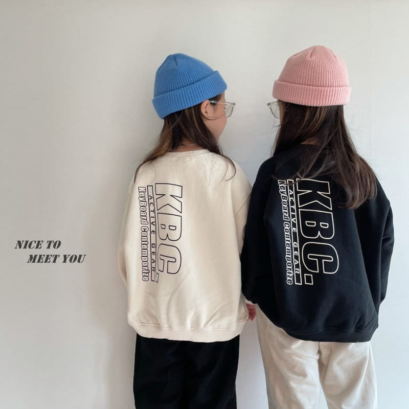 NICE TO MEET YOU - Korean Children Fashion - #Kfashion4kids - KBC Sweatshirt - 7