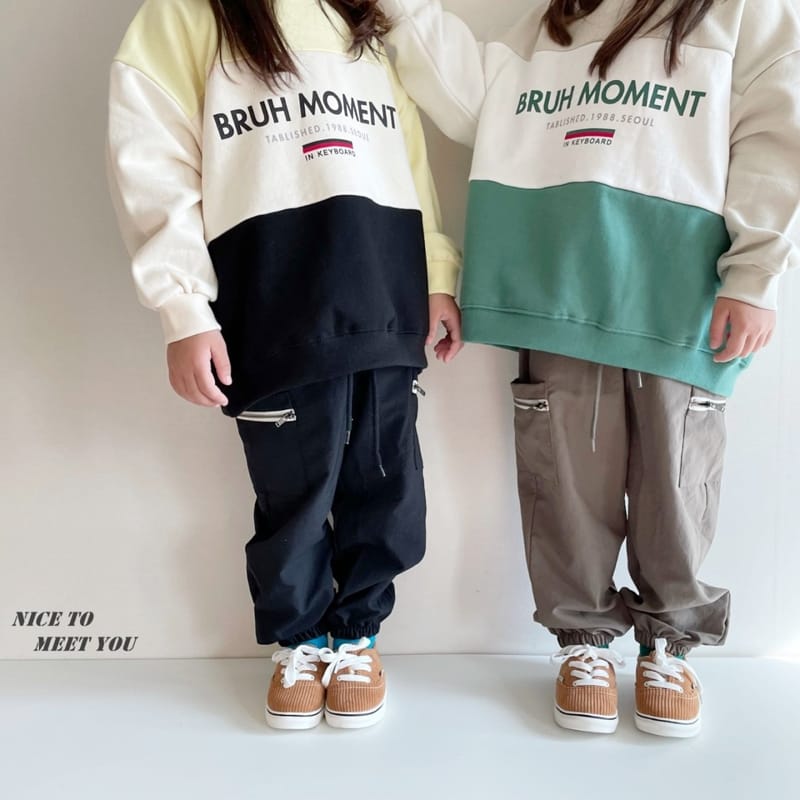 NICE TO MEET YOU - Korean Children Fashion - #Kfashion4kids - Moment Colored Sweatshirt - 4