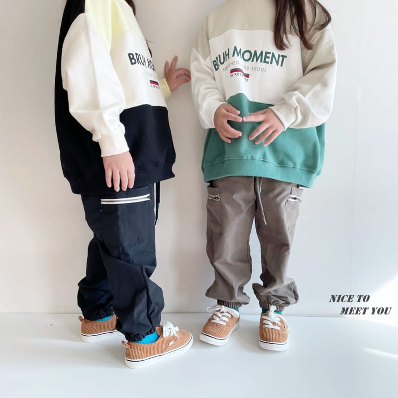 NICE TO MEET YOU - Korean Children Fashion - #Kfashion4kids - Moment Colored Sweatshirt - 9